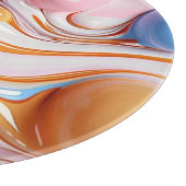 気泡カラフル付き液体 カッティングボード (角)