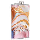 気泡カラフル付き液体 フラスク (右)