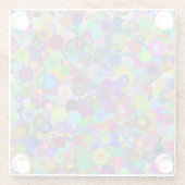 気泡ガラスコースター ガラスコースター (裏面)