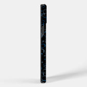 気泡パターン01.FR.b黒BG Case-Mate iPhoneケース (裏面 / 右)