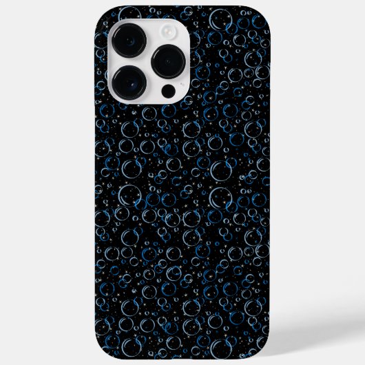気泡パターン02.FR.b黒BG Case-Mate iPhoneケース (裏面)