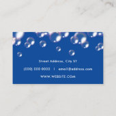 気泡パターン  名刺 (裏面)