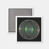 気泡フラクタル マグネット (正面/裏面)