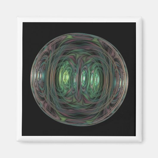 気泡フラクタル マグネット (正面)