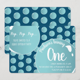 気泡ポップ・アートのポップ・アートのポップ・アートの誕生日おもしろい 招待状