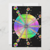 気泡管 招待状 (正面)