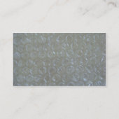 気泡緩衝材の海運業カード 名刺 (裏面)