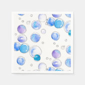 気泡 スタンダードカクテルナプキン (正面)