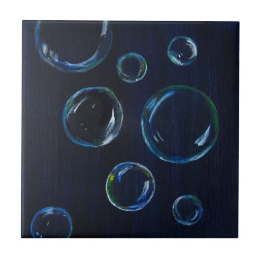 気泡 タイル (正面)