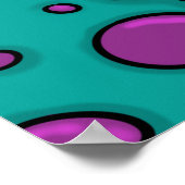 気泡 ポスター (角)