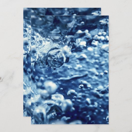 気泡、水中気泡、抽象芸術気泡 セーブザデート (正面/裏面)