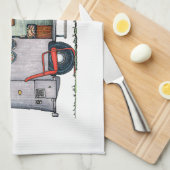 気流のトレーラー キッチンタオル (四つ折り)