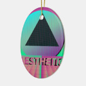 気流美学 セラミックオーナメント (左)