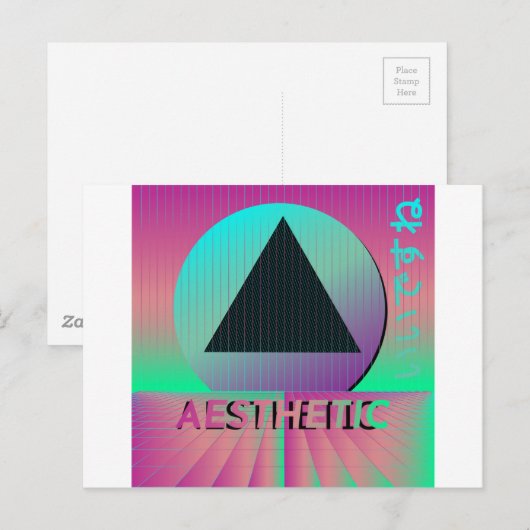 気流美学 ポストカード (正面/裏面)