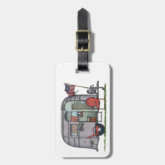 気流 ラゲッジタグ (正面縦)