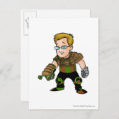 気狂い喜光湖スタッフプレーヤー ポストカード (正面/裏面)