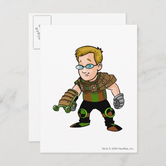 気狂い喜光湖スタッフプレーヤー ポストカード (正面/裏面)