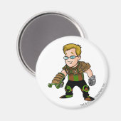 気狂い喜光湖スタッフプレーヤー マグネット (正面/裏面)