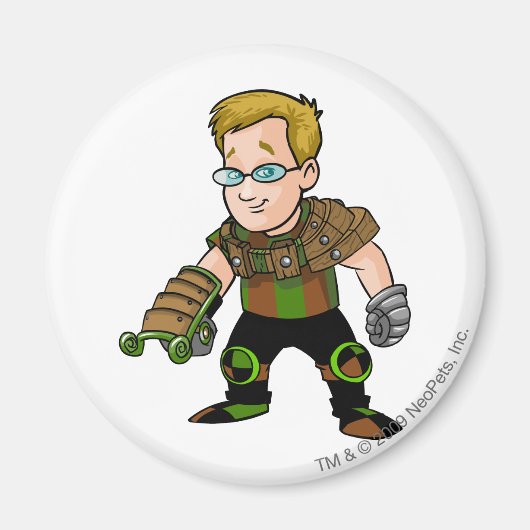 気狂い喜光湖スタッフプレーヤー マグネット (正面)