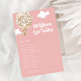 気球がベビーの願いを待つ