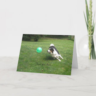 「気球が飛び出す日だ!」 カード