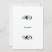 気球で車を運転する赤ちゃんシャワーボーイ 招待状 (裏面)