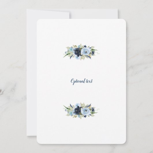 気球で車を運転する赤ちゃんシャワーボーイ 招待状 (裏面)