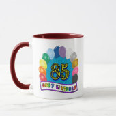 気球との幸せな85th誕生日 マグカップ (左)