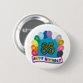気球との幸せな85th誕生日 缶バッジ (正面&裏面)