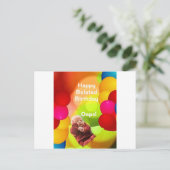 気球との遅れて誕生日 ポストカード (スタンド正面)