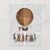 気球と人々 ポストカード (正面)