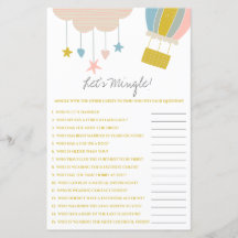 気球と雲の交わり！赤ちゃんシャワーゲーム