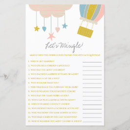 気球と雲の交わり！赤ちゃんシャワーゲーム