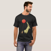 気球に乗った猫 Tシャツ (正面フル)