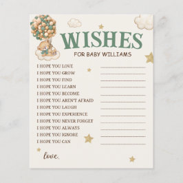 気球に緑の願いをベビー