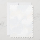 気球に耐える100年1月の誕生日招待状 招待状 (裏面)