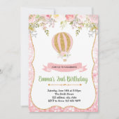 気球のご招待 招待状 (正面)