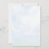 気球のウェディングシャワー招待状 招待状 (裏面)