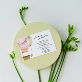 気球のウェディング招待状 招待状