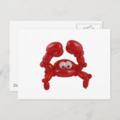 気球のカニ ポストカード (正面/裏面)