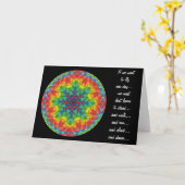 気球のカード05 .1 カード (黄色い花)