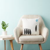 気球のクッションの枕を持つペンギン クッション (椅子)