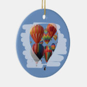 気球のクリスマス装飾の風船 セラミックオーナメント (右)