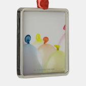 気球のクローズアップ メタルオーナメント (右)