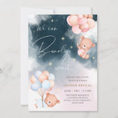 気球のジェンダーの明かりを待つ 招待状 (正面)