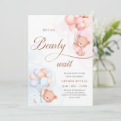 気球のジェンダーの明かりを待つ 招待状 (スタンド正面)