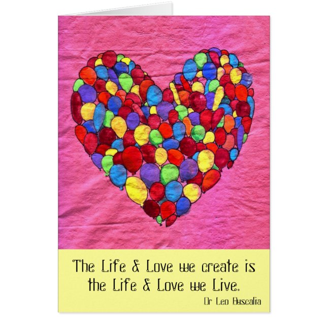 気球のハート (正面)