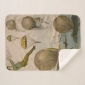 気球のパフォーマンスのサーカスポスター シェルパブランケット (正面(横))