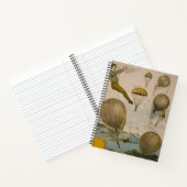 気球のパフォーマンスのサーカスポスター ノートブック (内部)