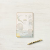 気球のパフォーマンスのサーカスポスター ポストイット (デスク上)